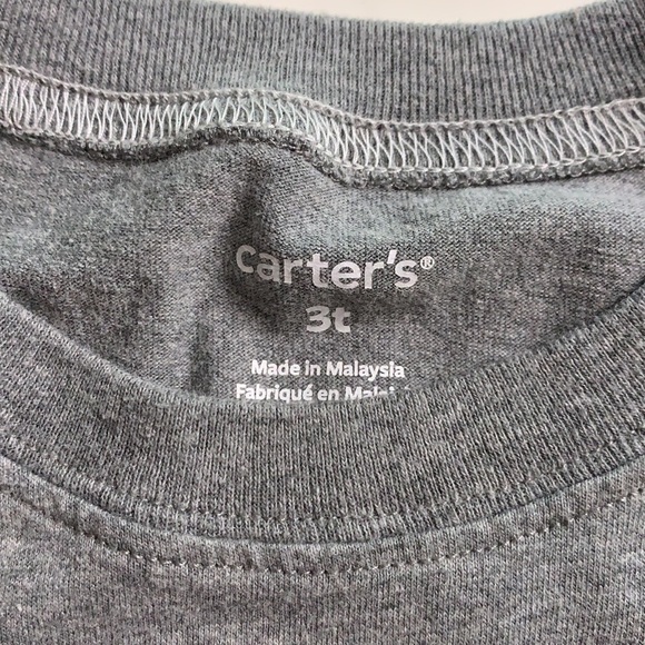 Carter’s small fry graphic short sleeve T-shirt 3T unisex toddler - Picture 3 of 5